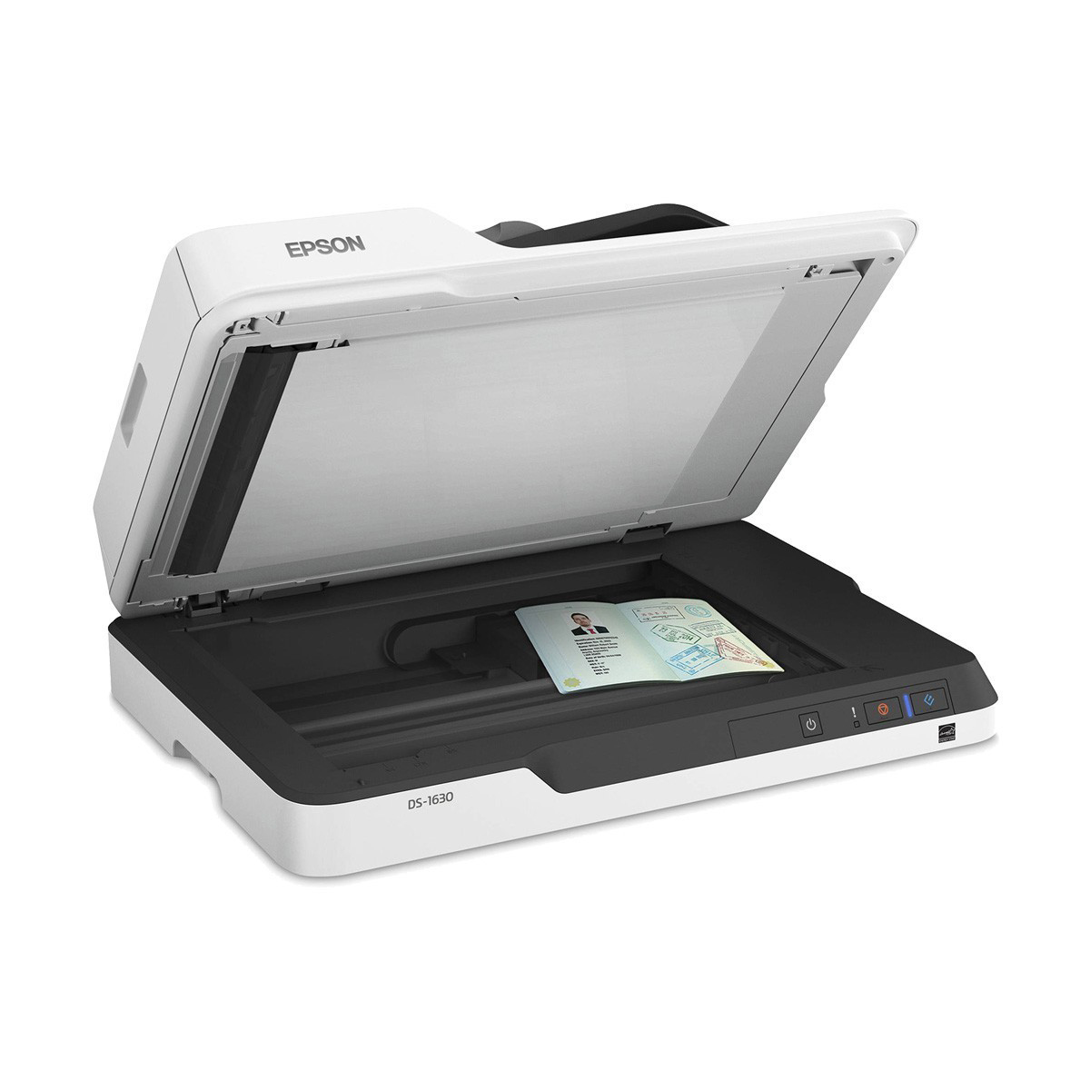 Epson DS-1630 Flatbed and Sheet Fed Color Document Scanner with