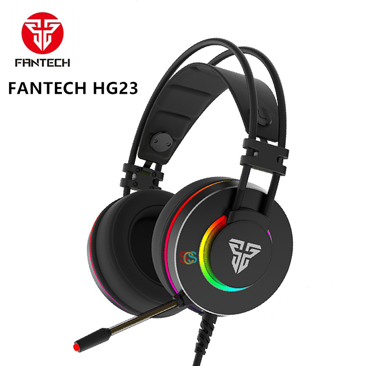 Fantech HG23 RGB Wired Black Headphone
