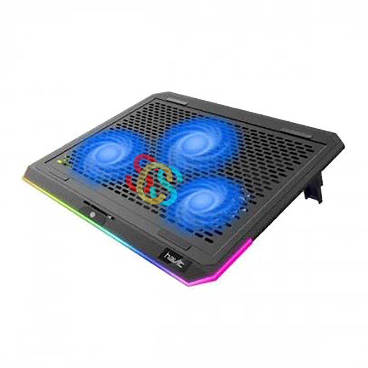 Havit F2073 RGB Black Laptop Gaming Cooling Pad