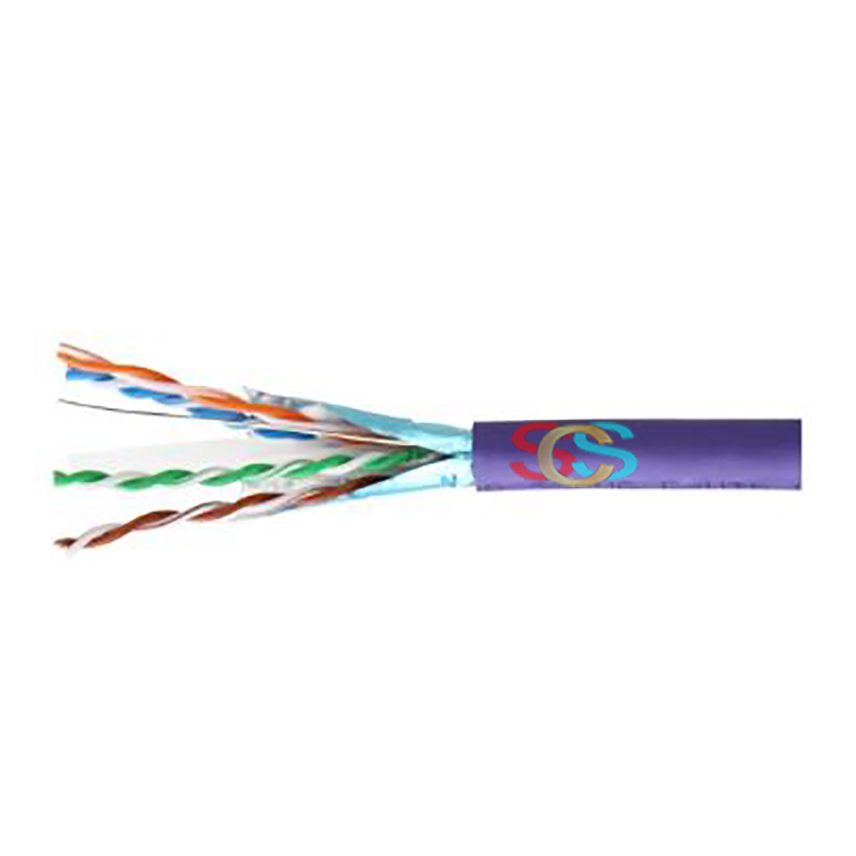 Vivanco Cat-6, 305 Meter, Purple Network Cable