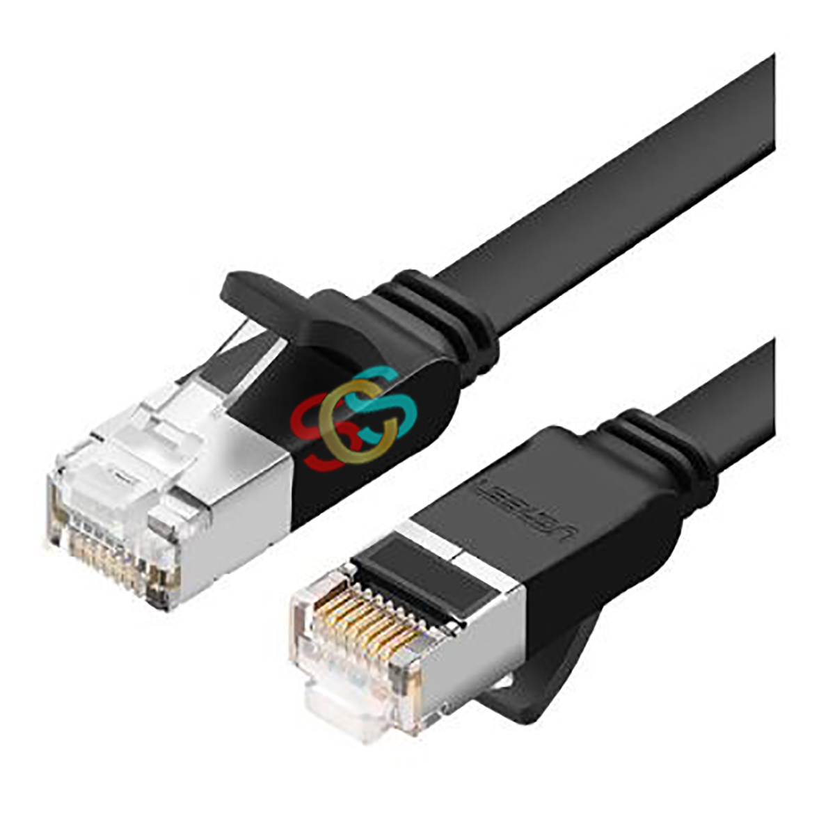 Ugreen Cat-6, 1 Meter, Black Network Cable