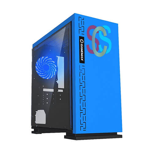 Gamemax H-605-BL Mid Tower Blue Gaming Casing