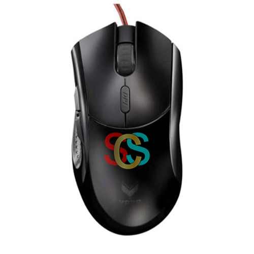 Rapoo V12 Wired Black Optical Gaming Mouse