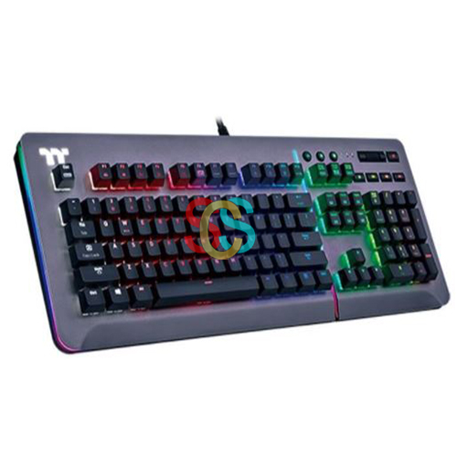 Thermaltake Level 20 RGB Cherry MX Blue Wired Gaming Mechanical Space Gray Keyboard