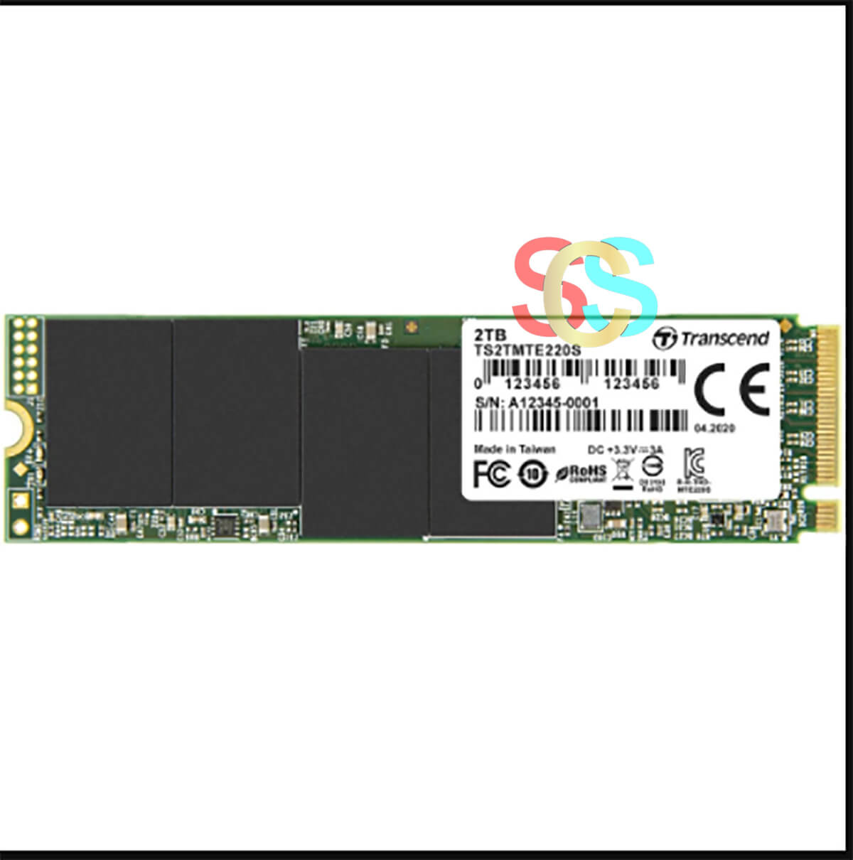 Transcend 220S 2TB M.2 2280 (M-Key) PCIe Gen3x4 SSD;