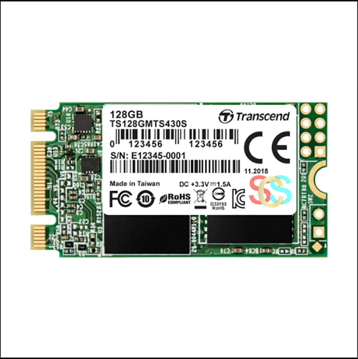 Transcend 830S 128GB M.2 2280 SATAIII SSD;