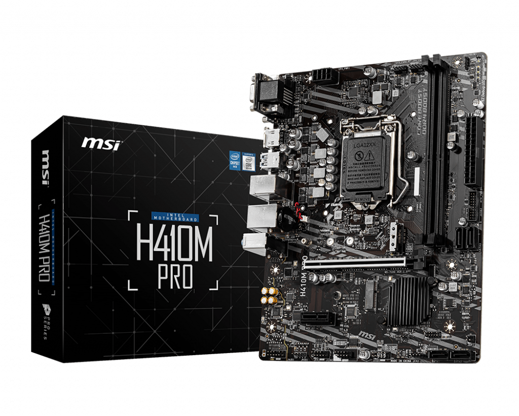 msi-h410m-prMSI H410M Pro Intel 10 Gen Micro-ATX Motherboard