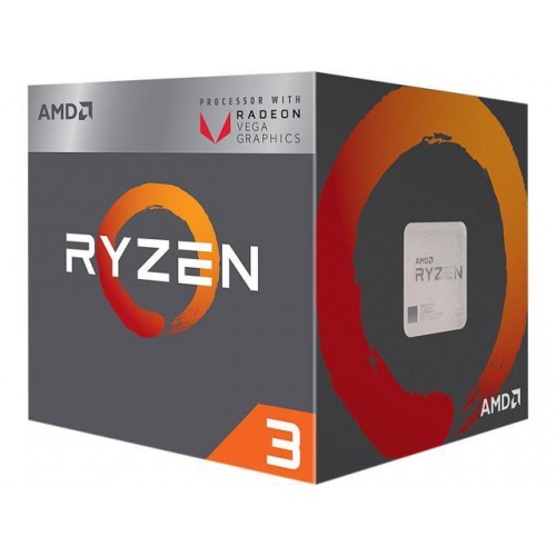AMD Ryzen 3 2200G Quad-Core Processor With Radeon Vega 8 Graphics .