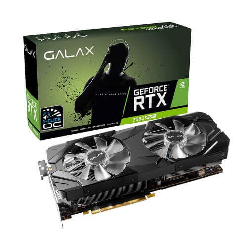 GALAX GeForce RTX 2060 Super EX (1-Click OC) 8GB GDDR6 256-bit Graphics CardGALAX GeForce RTX 2060 Super EX (1-Click OC) 8GB GDDR6 256-bit Graphics Card